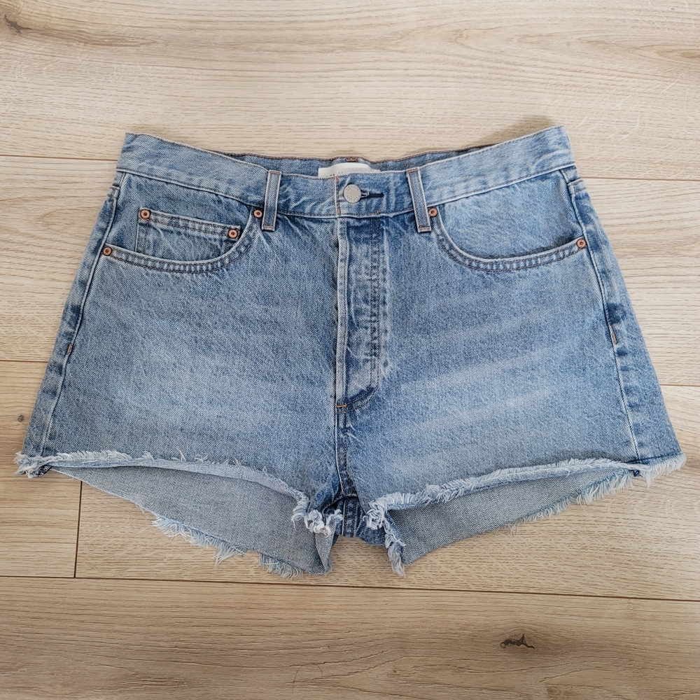 Aritzia Denim Forum The Ex BF High Rise Shorts